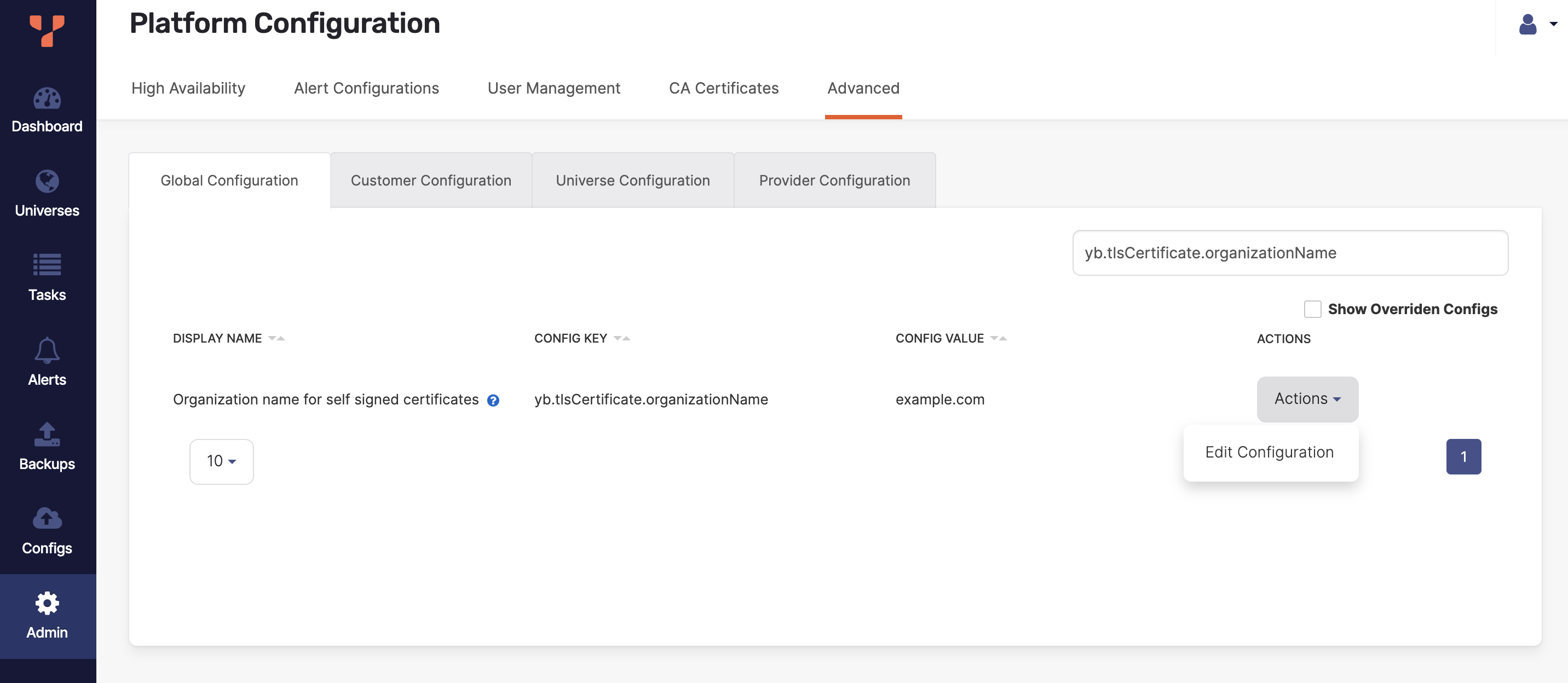 Custom Organization name Custom Organization name